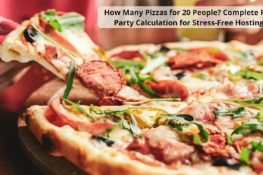 how many pizzas for 20 people