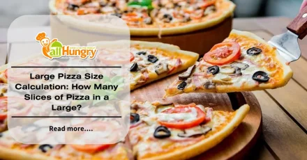 Large Pizza Size Calculation: How Many Slices of Pizza in a Large?