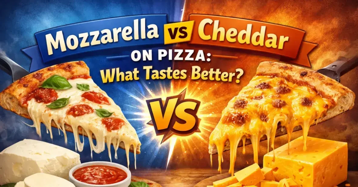 Mozzarella vs Cheddar on Pizza: What Tastes Better?