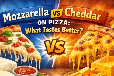 Mozzarella vs Cheddar on Pizza