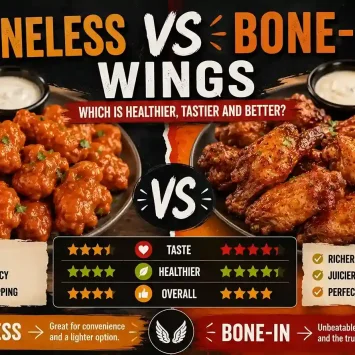 Boneless vs Bone-In Wings: Which Is Healthier, Tastier and Better?