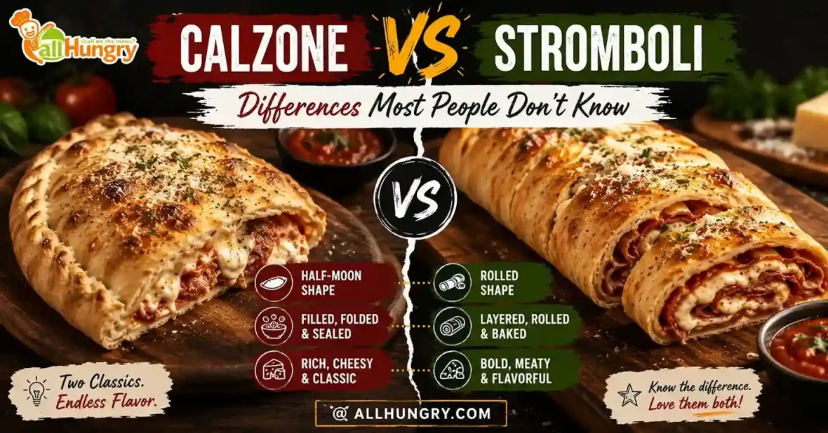 Calzone vs Stromboli: Differences Most People Don’t Know