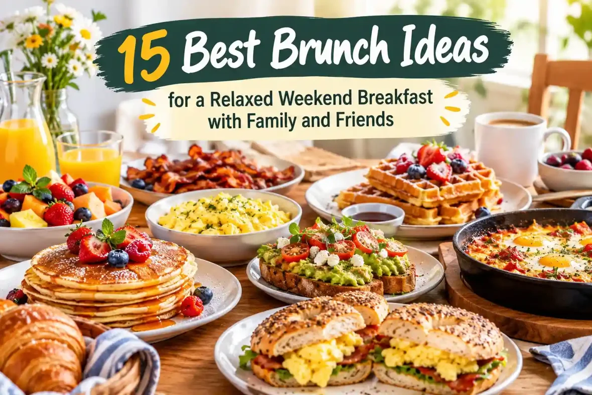 15 Best Brunch Ideas for a Relaxed Weekend Breakfast with Family and Friends